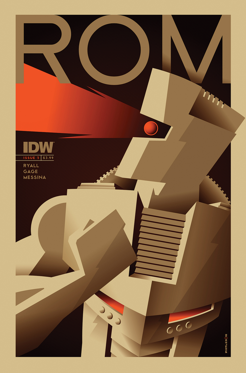 Rom #1 Subscriber Cover b, by Tom Whalen